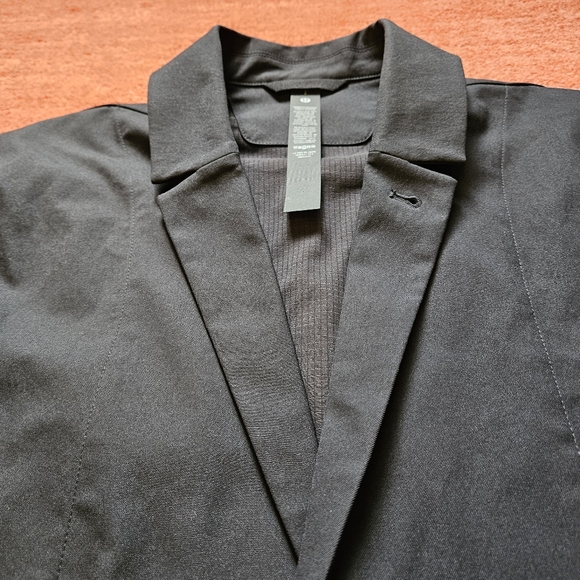 Lululemon Men's Relaxed-Fit Smooth Twill Blazer Coat Size Small Black LM3EQTS - Picture 4 of 16
